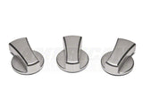 SpeedForm Modern Billet A/C Knob Covers; Satin (05-09 Mustang)