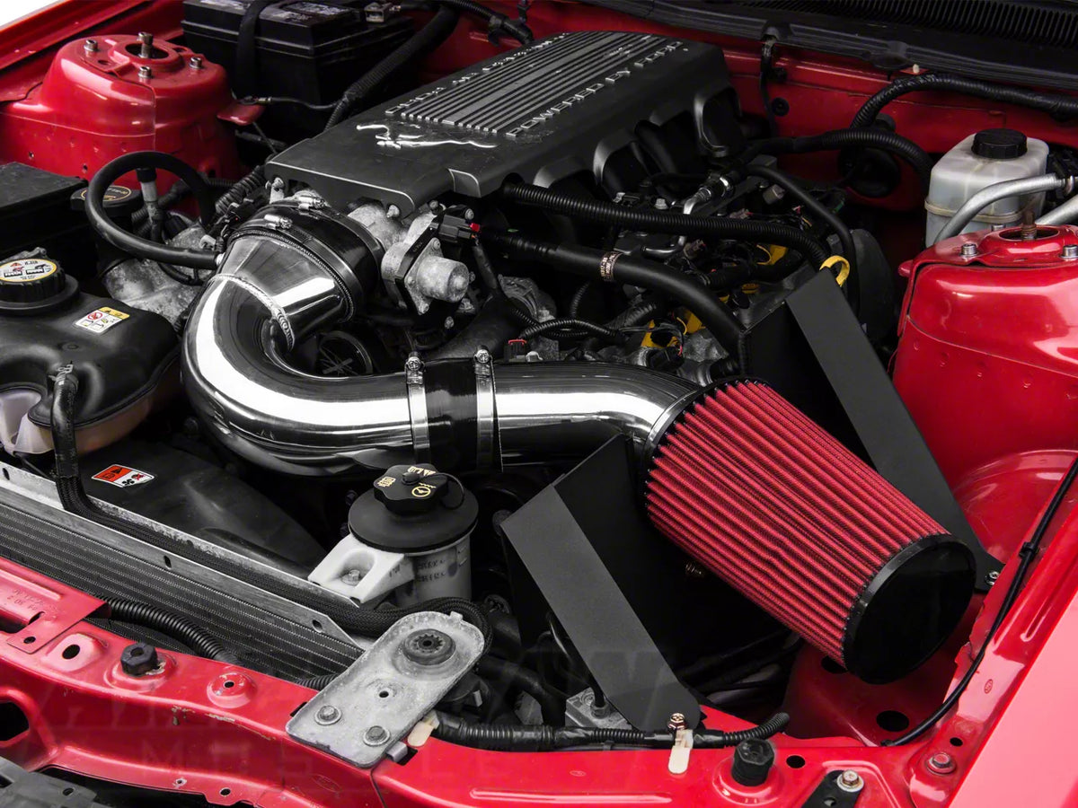 Sr Performance Aluminum Cold Air Intake; Polished (05-09 Mustang Gt)