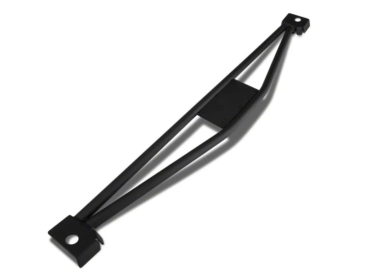 Sr Performance Rear Shock Tower Brace; Black (05-14 Mustang)