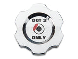 SpeedForm Modern Billet Brake Fluid Cap Cover; Chrome (05-14 Mustang, Excluding 13-14 GT500)