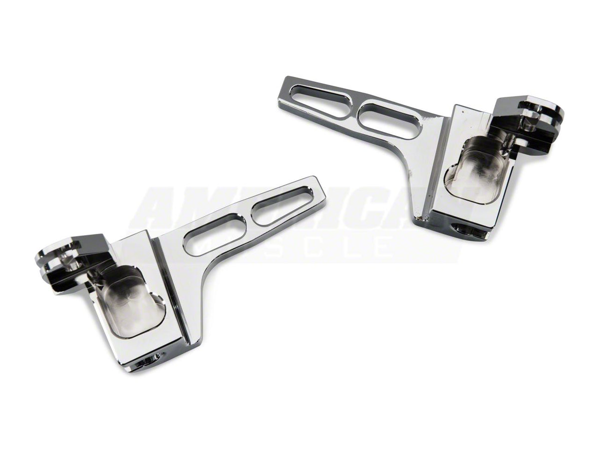 Speedform Modern Billet Interior Door Handles; Chrome (05-14 Mustang)