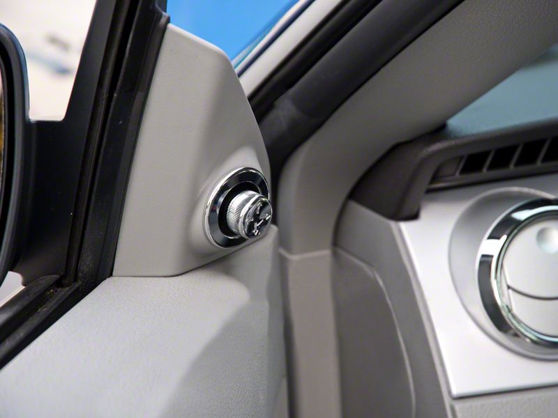 Speedform Modern Billet Radio Knob; Chrome (05-09 Mustang)