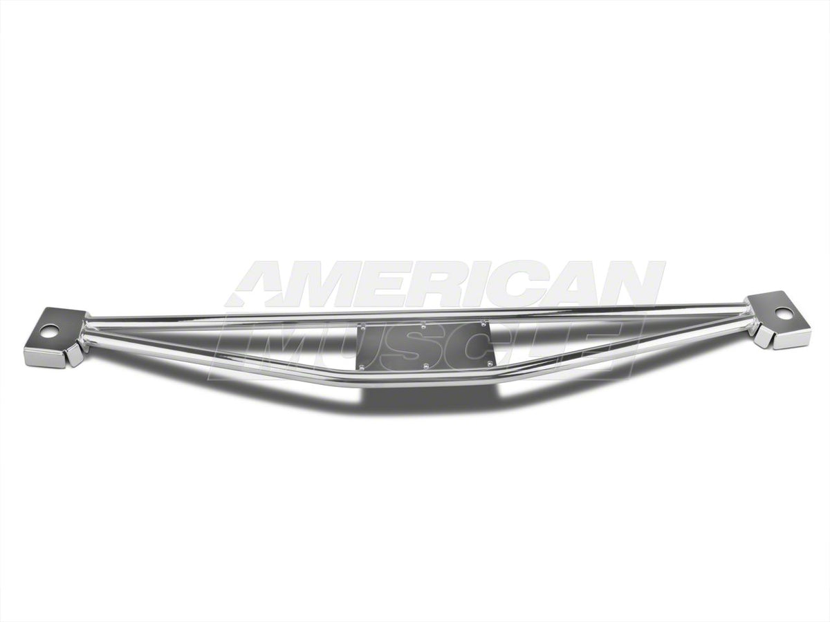 Sr Performance Rear Shock Tower Brace; Chrome (05-14 Mustang)