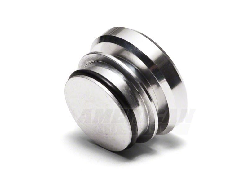 Speedform Modern Billet Cigarette Lighter Delete; Polished (79-04 Mustang)