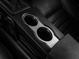 Speedform Modern Billet Cup Holder Bezel; Satin (05-09 Mustang)