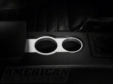 Speedform Modern Billet Cup Holder Bezel; Satin (05-09 Mustang)