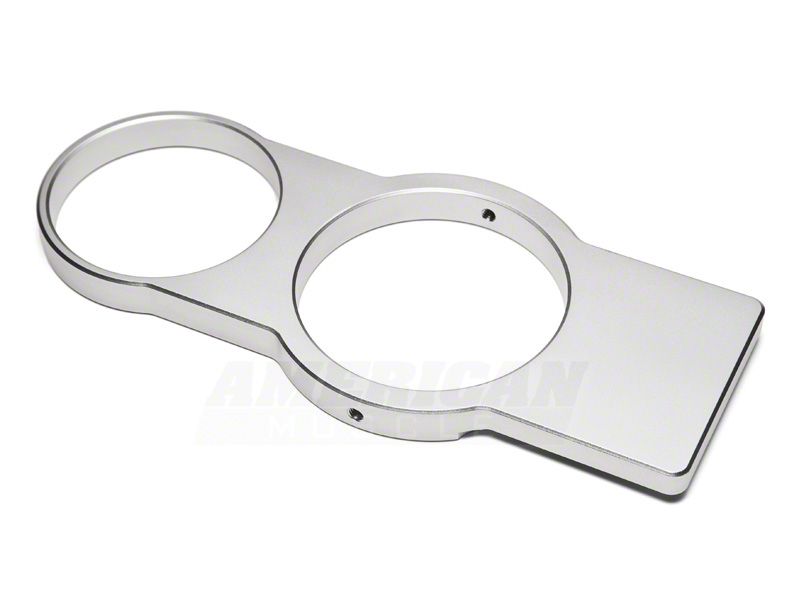 Speedform Modern Billet Cup Holder Bezel; Satin (05-09 Mustang)