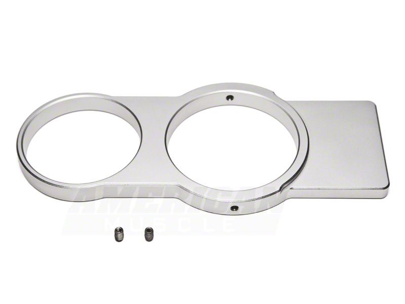 Speedform Modern Billet Cup Holder Bezel; Satin (05-09 Mustang)