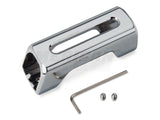 SpeedForm Modern Billet E-Brake Handle Cover; Chrome (05-09 Mustang GT, V6)