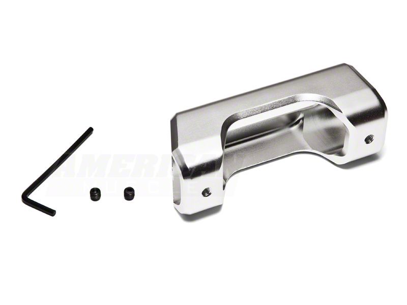 SpeedForm Modern Billet E-Brake Handle Cover; Satin (05-09 Mustang GT, V6)