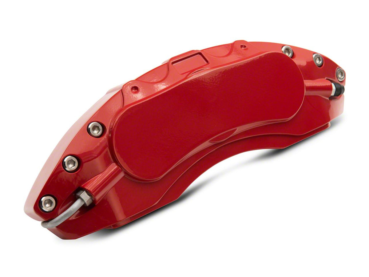 SR Performance Brake Caliper Covers; Red; Front and Rear (16-24 Camaro LS & LT w/ Single Piston Front Calipers)