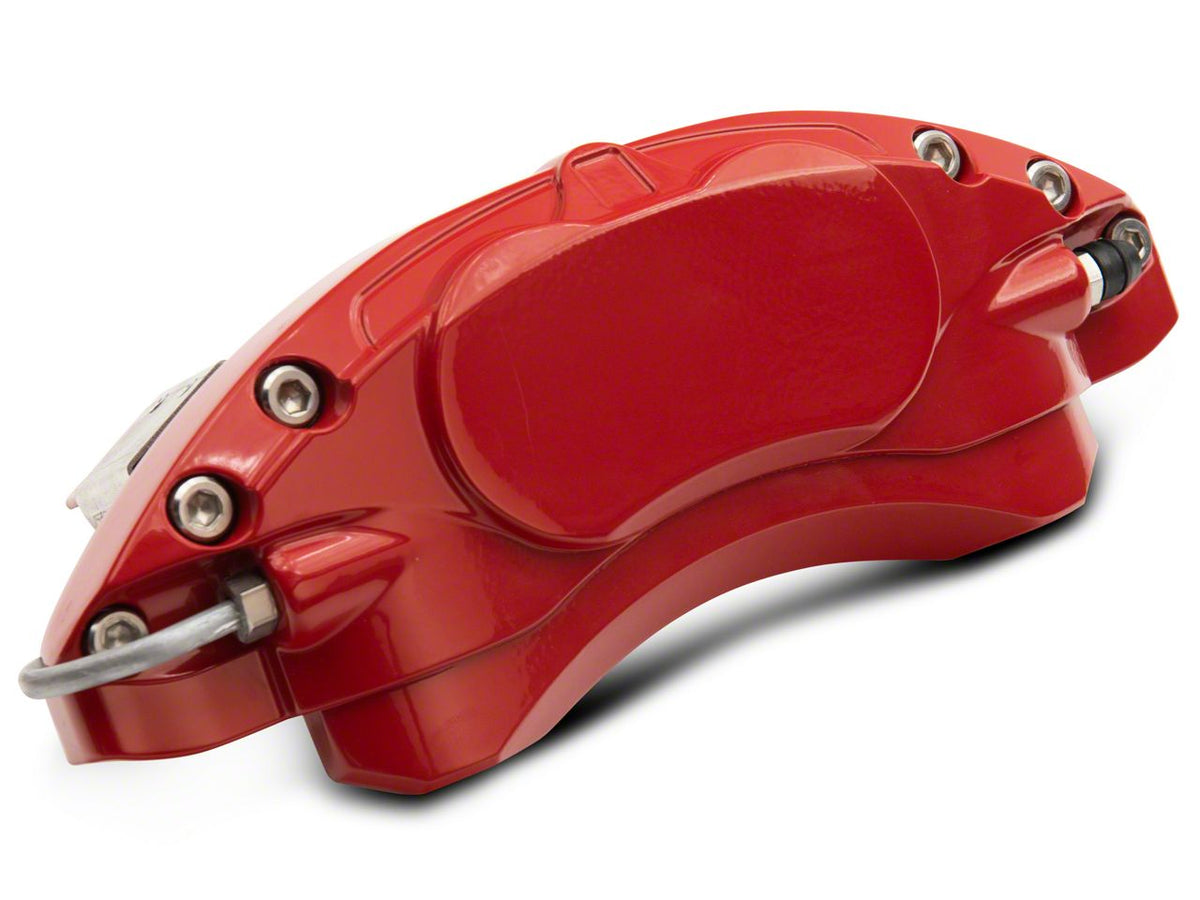 SR Performance Brake Caliper Covers; Red; Front and Rear (16-24 Camaro LS & LT w/ Single Piston Front Calipers)