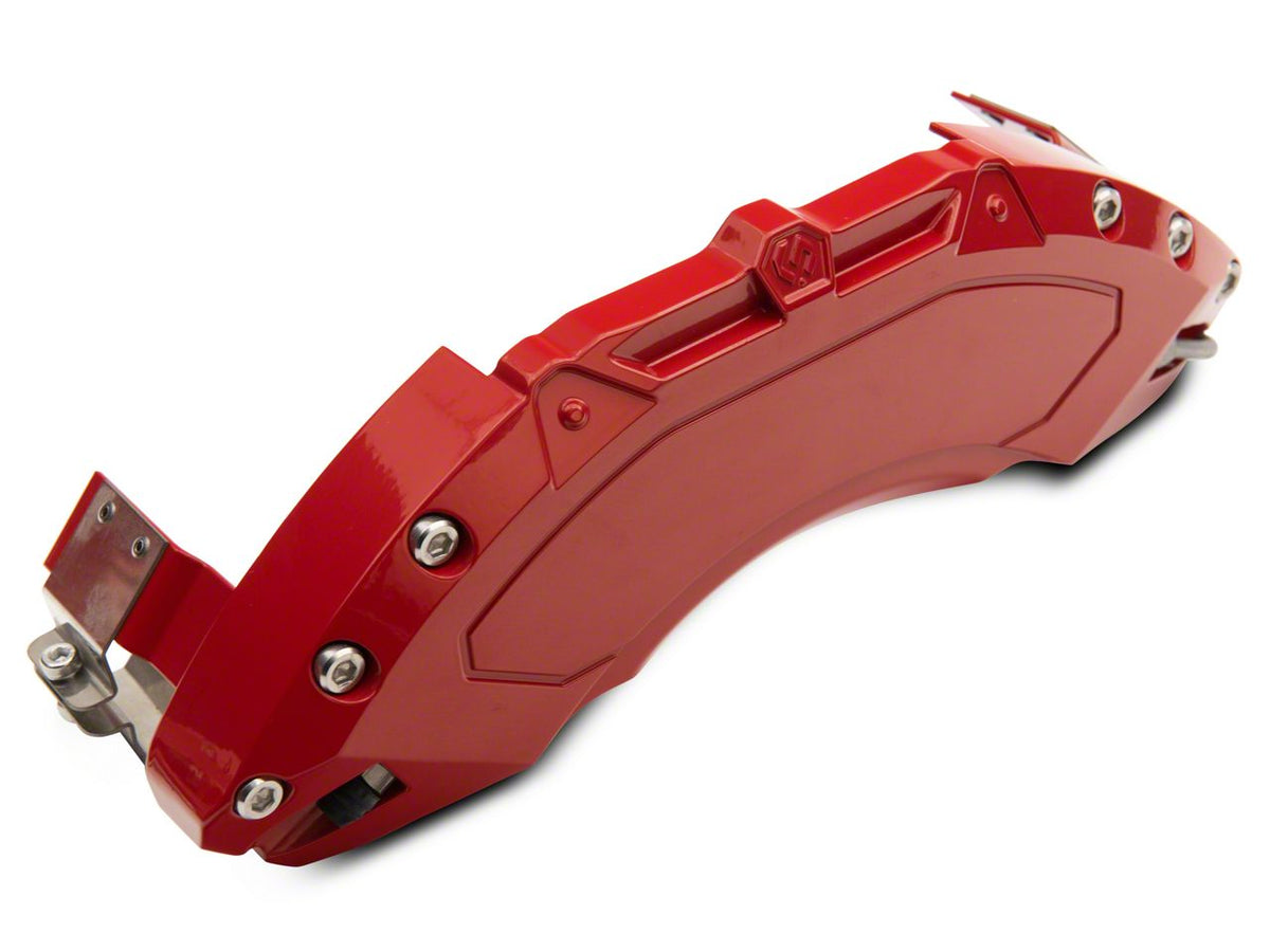 SR Performance Brake Caliper Covers; Red; Front and Rear (16-24 Camaro SS w/ 4-Piston Front Calipers)