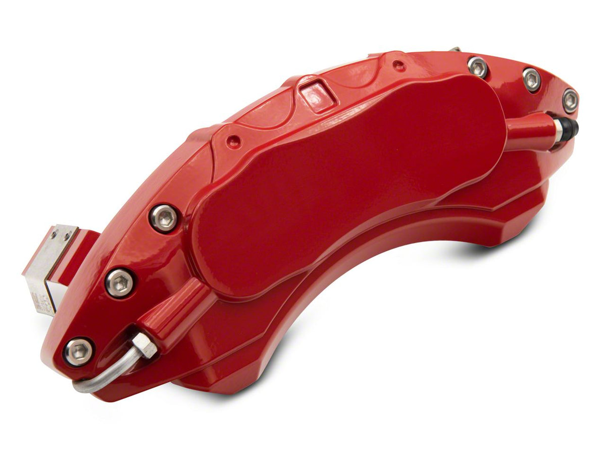 SR Performance Brake Caliper Covers; Red; Front and Rear (16-24 Camaro SS w/ 4-Piston Front Calipers)