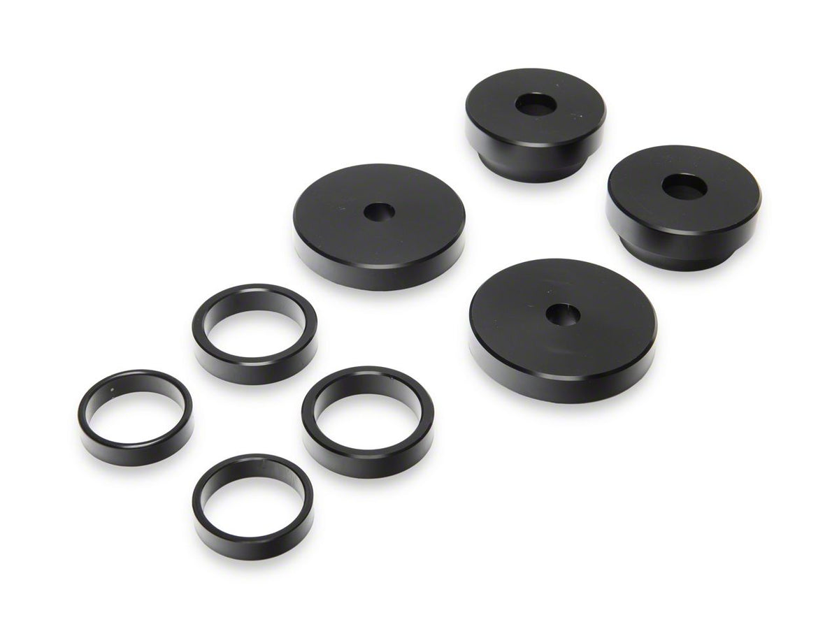 SR Performance Rear Subframe Lockout; Black Anodized (06-23 Charger)