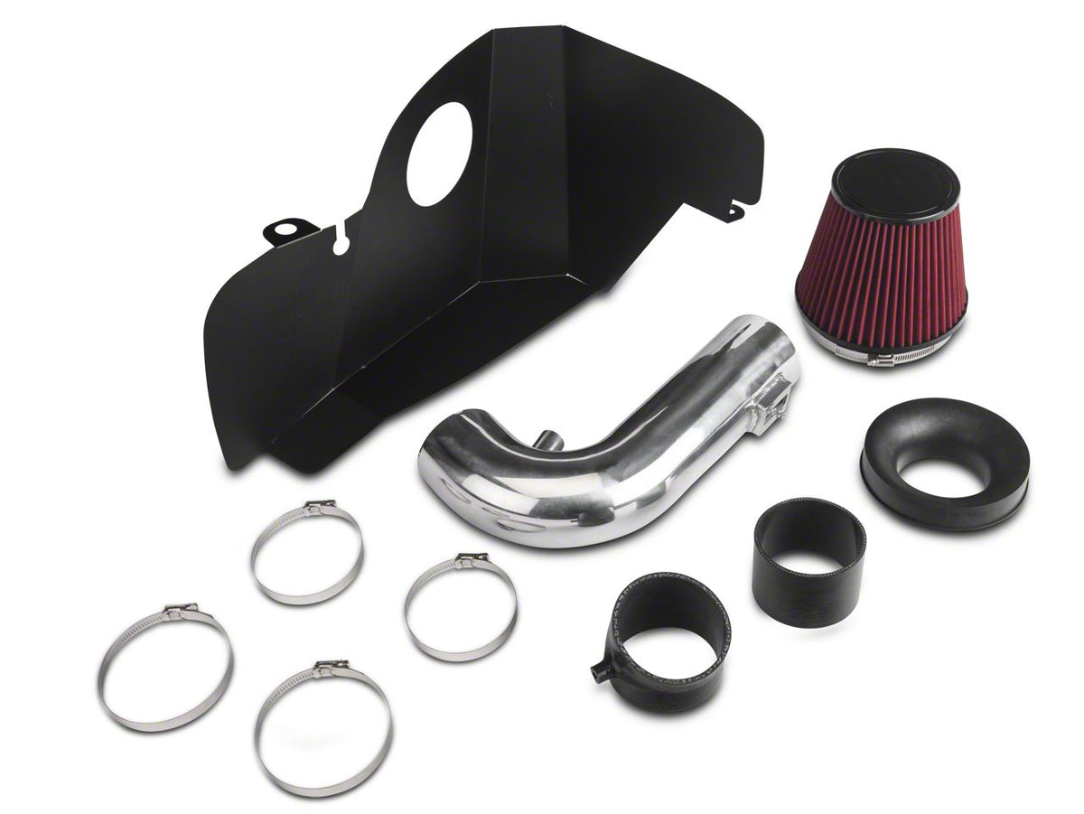 SR Performance Cold Air Intake; Polished (15-17 Mustang GT)