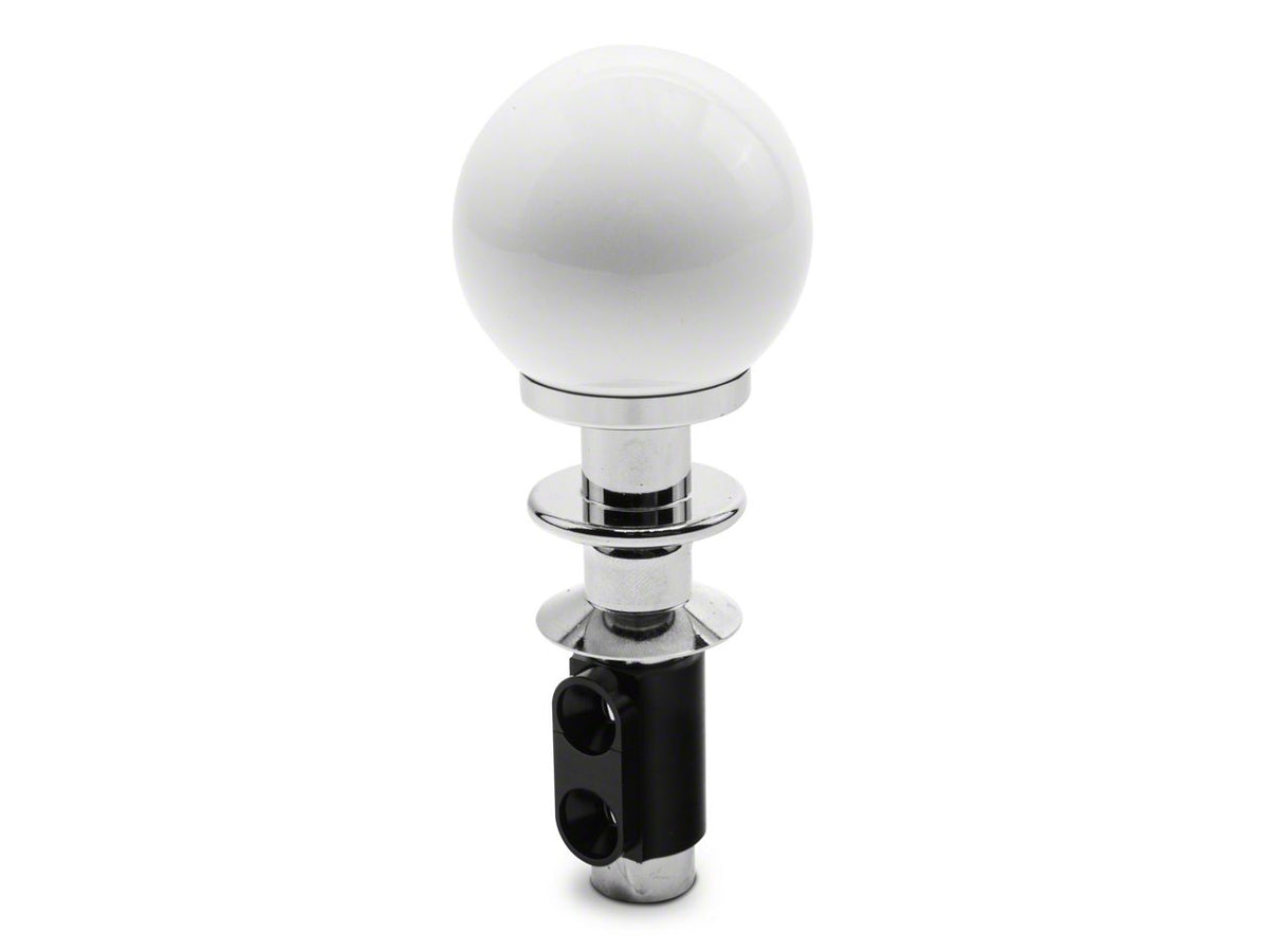 SR Performance Automatic Shifter Handle; White (15-26 Mustang, Excluding GT350 & GT500)