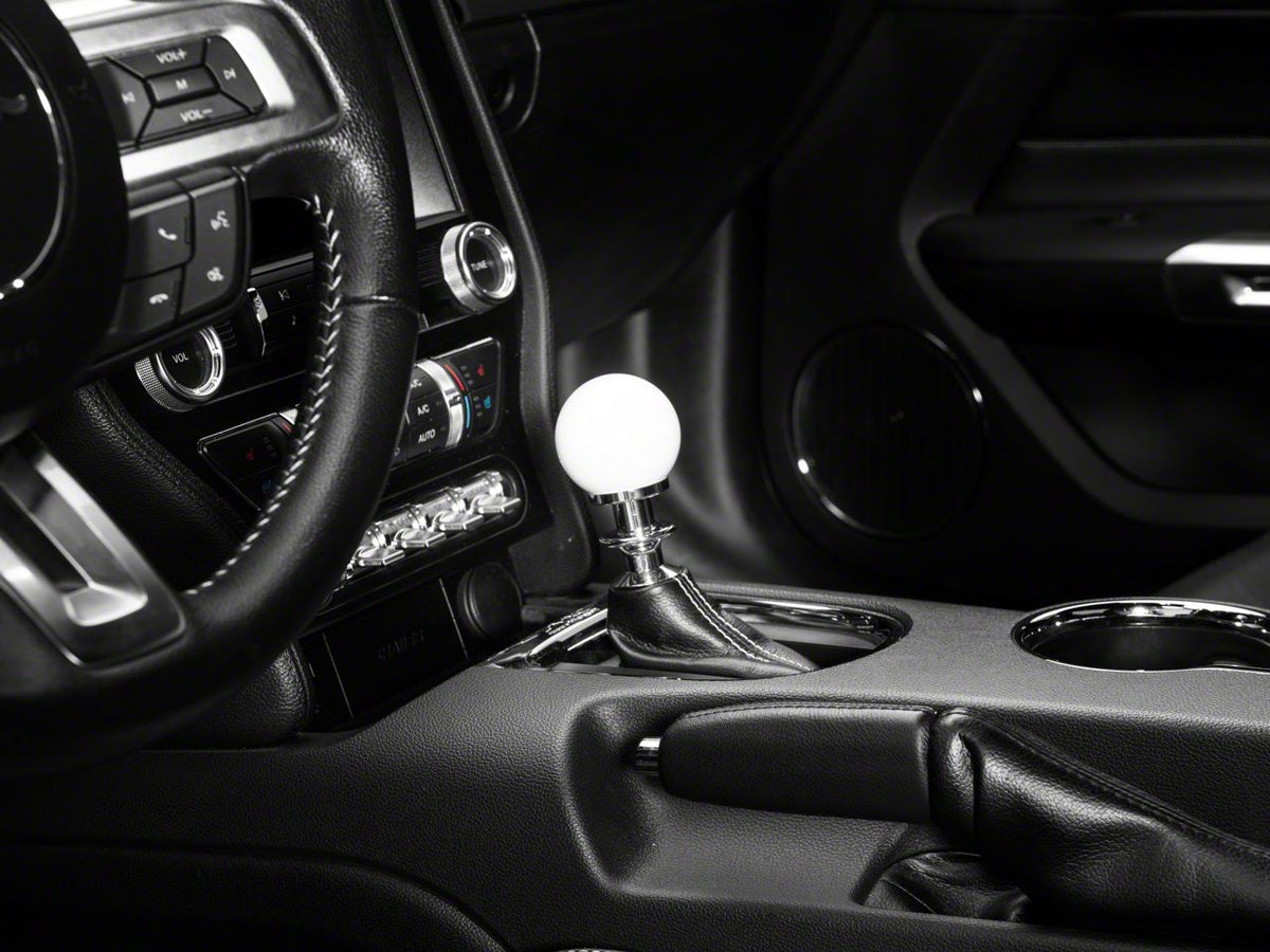 SR Performance Automatic Shifter Handle; White (15-26 Mustang, Excluding GT350 & GT500)