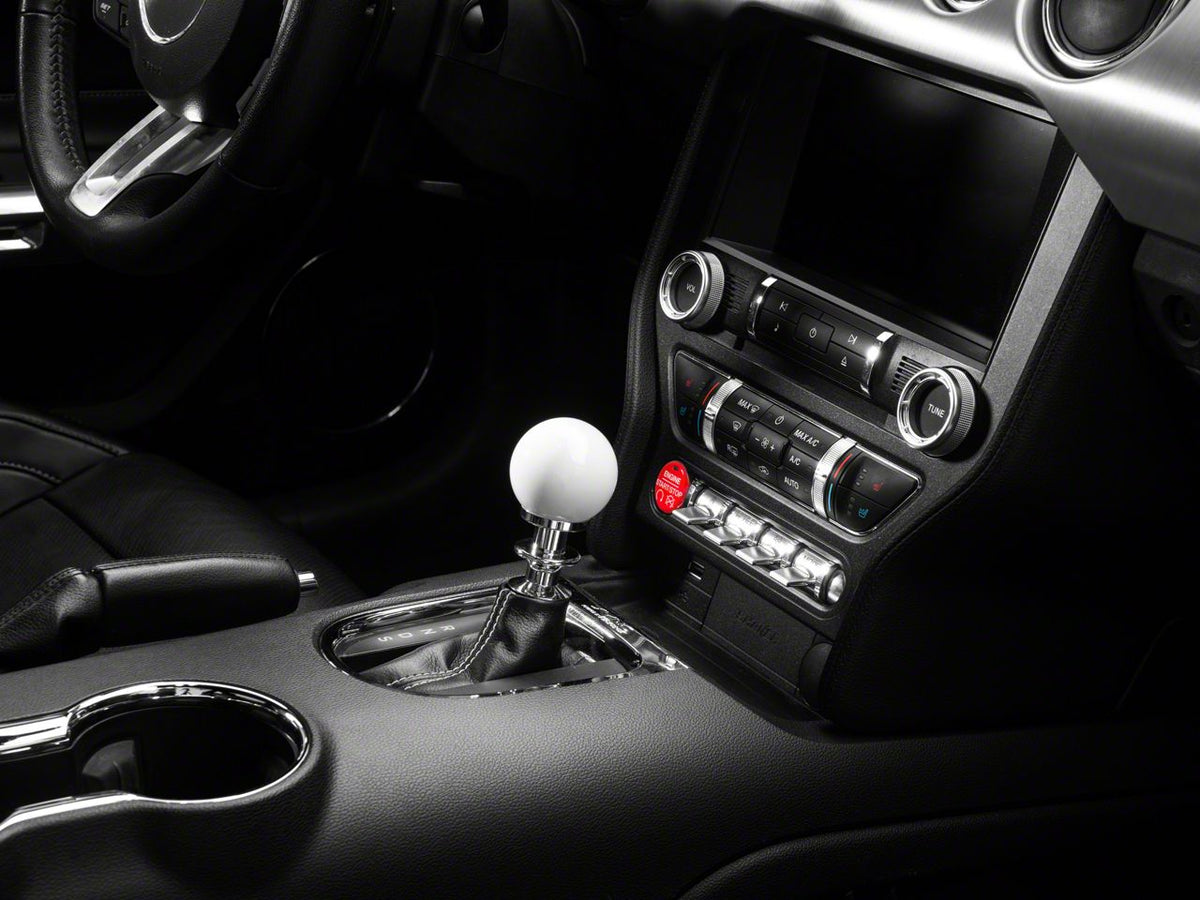 SR Performance Automatic Shifter Handle; White (15-26 Mustang, Excluding GT350 & GT500)