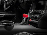 Sr Performance Automatic Shifter Handle; Red Leather (15-25 Mustang, Excluding Gt500)