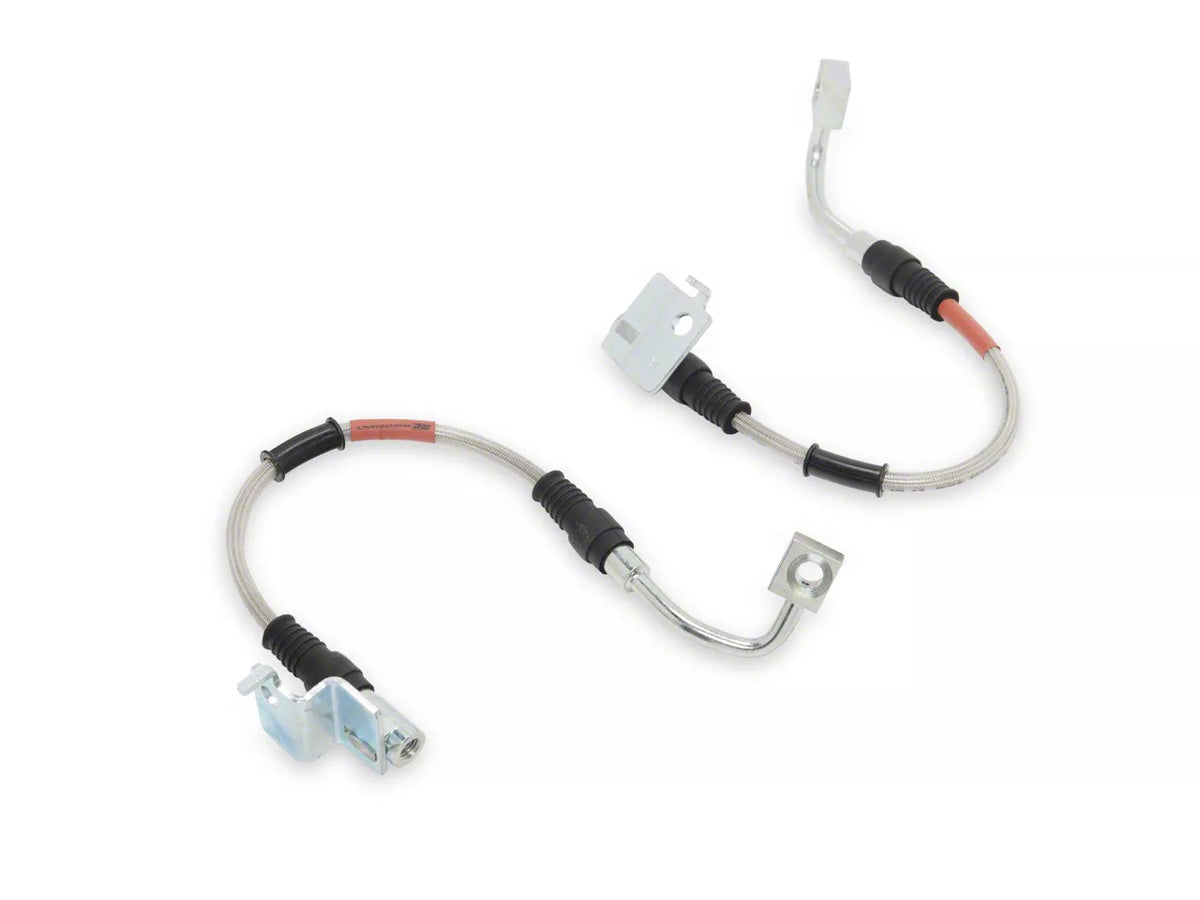 Sr Performance Performance Stainless Steel Brake Line Kit; Rear (15-23 Mustang)