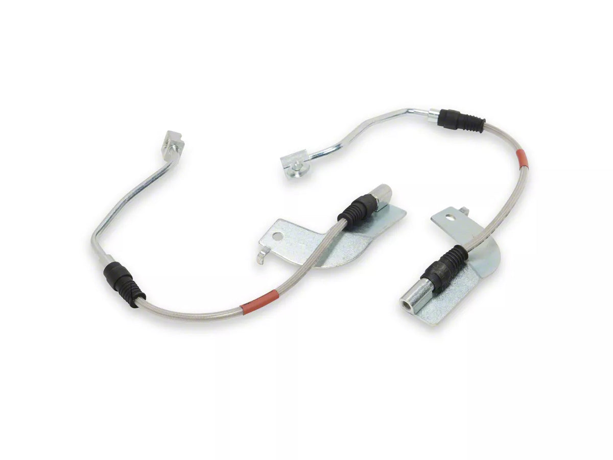 Sr Performance Performance Stainless Steel Brake Line Kit; Rear (99-04 Mustang)