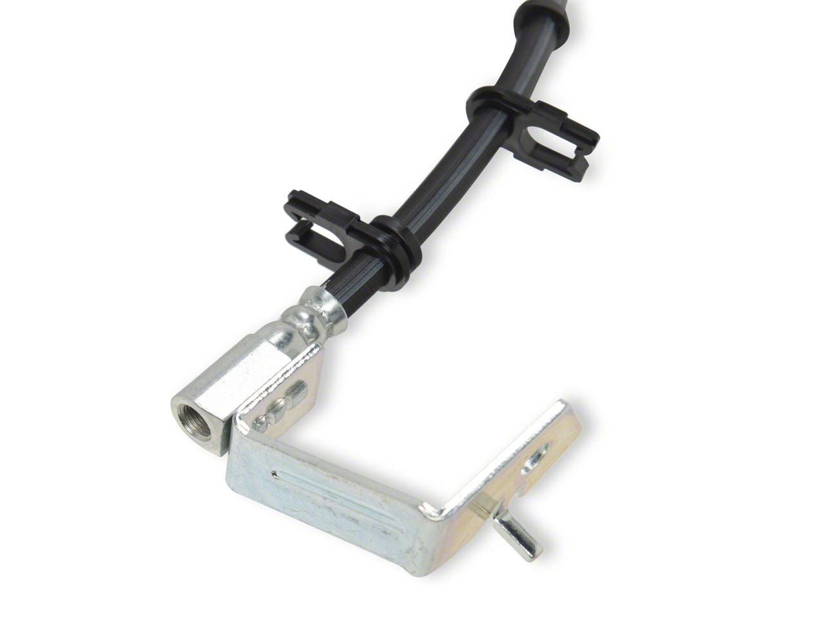 SR Performance Replacement Brake Hose; Front Driver Side (05-14 Mustang)
