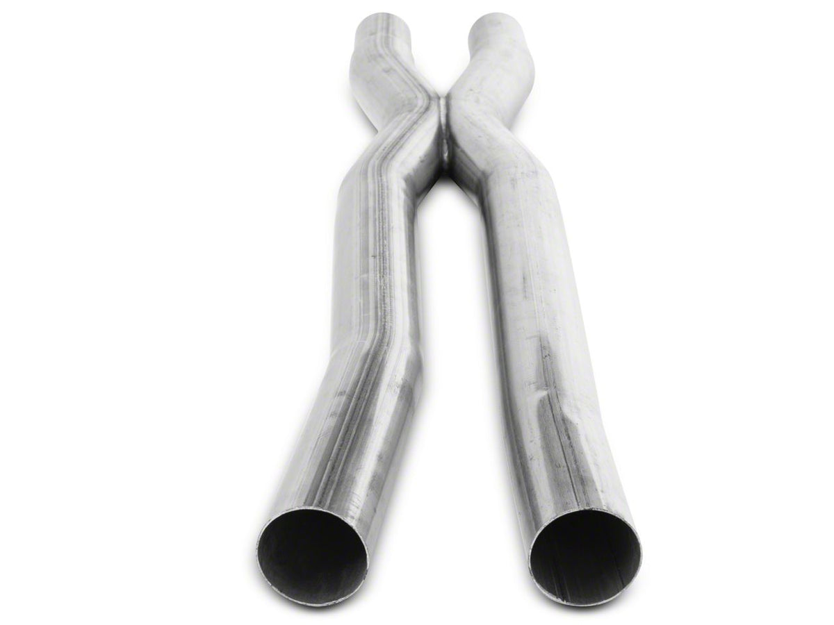 SR Performance Cut and Clamp Resonator Delete X-Pipe (15-23 Mustang GT)