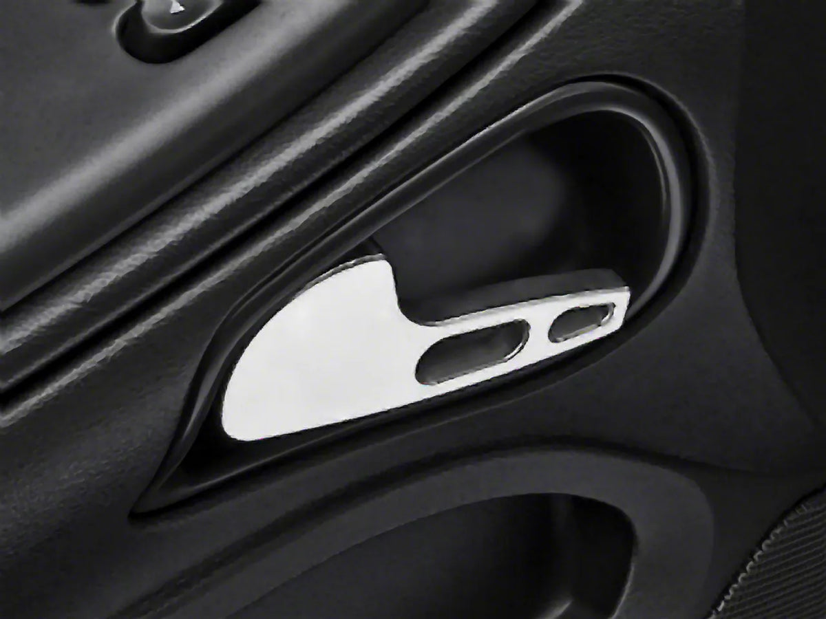 Speedform Modern Billet Interior Door Handles; Polished (94-04 Mustang)