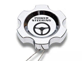 Speedform Modern Billet Brake Fluid Cap Cover; Chrome (87-04 Mustang)