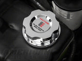 SpeedForm Modern Billet Radiator Cap Cover; Chrome (96-04 Mustang GT, Cobra)