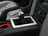 Speedform Modern Billet Shifter Bezel; Satin (05-09 Mustang W/ Manual Transmission)