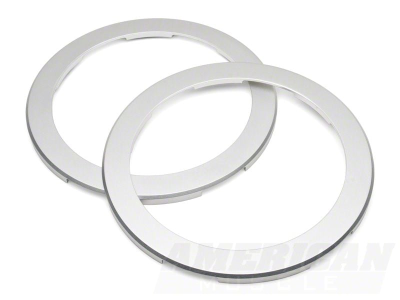 SpeedForm Modern Billet Speaker Trim Rings; Satin (05-09 Mustang)