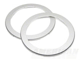 SpeedForm Modern Billet Speaker Trim Rings; Satin (05-09 Mustang)