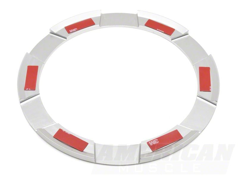 SpeedForm Modern Billet Speaker Trim Rings; Satin (05-09 Mustang)