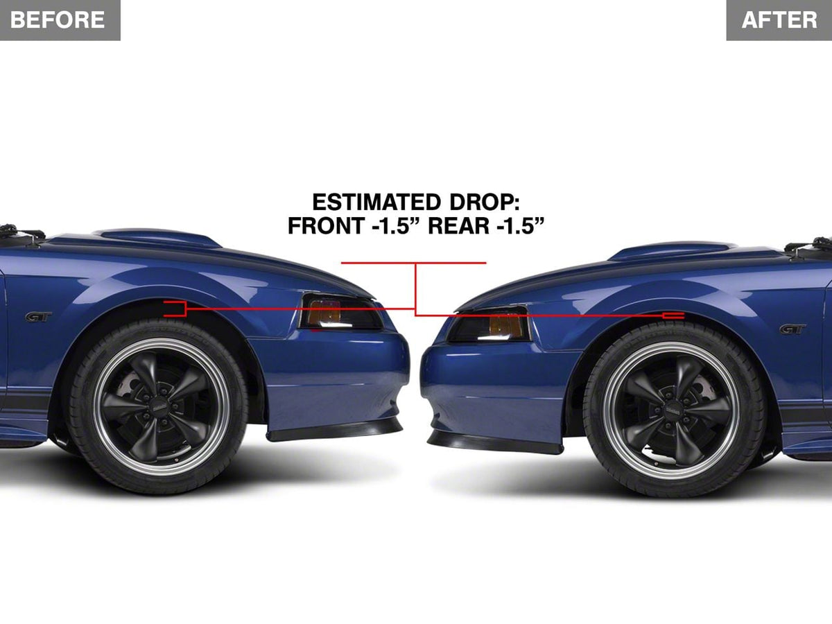 SR Performance Lowering Springs; Sport (79-04 Mustang Coupe, Excluding 99-04 Cobra)