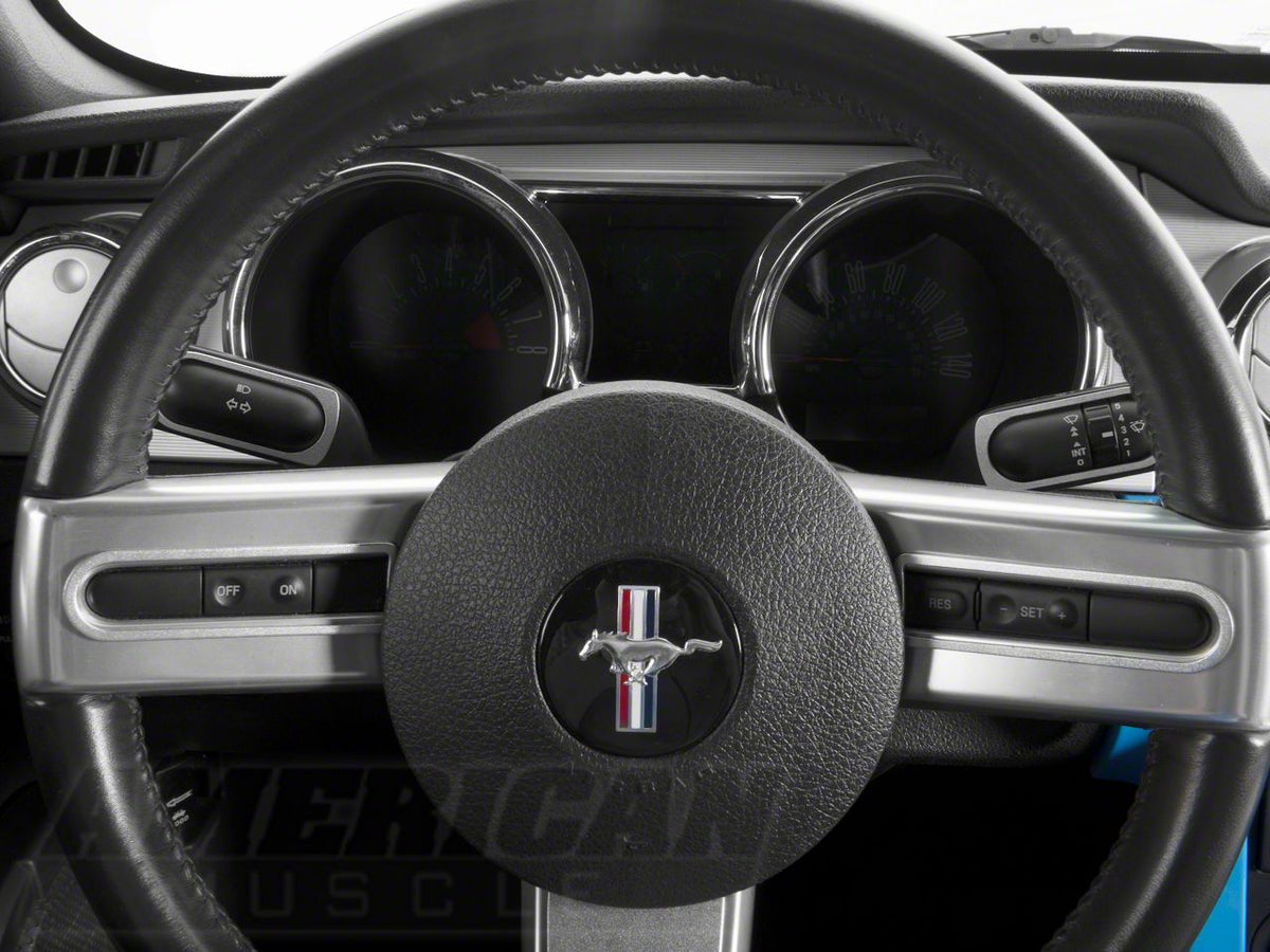 SpeedForm Modern Billet Turn Signal and Wiper Accents; Satin (05-09 Mustang)