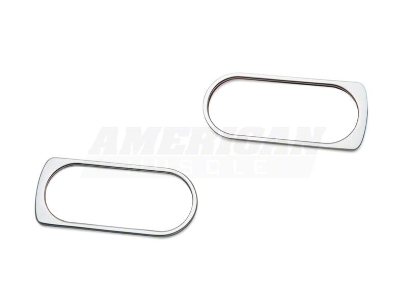 SpeedForm Modern Billet Turn Signal and Wiper Accents; Satin (05-09 Mustang)