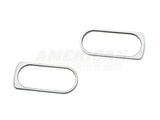 SpeedForm Modern Billet Turn Signal and Wiper Accents; Satin (05-09 Mustang)