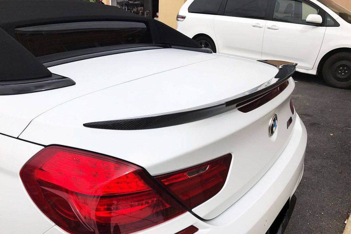 2011-2018 BMW 6 Series F12  M6 Convertiable VRS Style Carbon Fiber Trunk Spoiler
