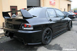 2003-2006 Mitsubishi Evolution 7 8 9 RX Style Carbon Fiber Side Skirts