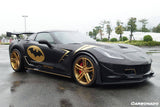 2013-2019 Corvette C7 PD Style Wide body Rear Flares And Side Skirts