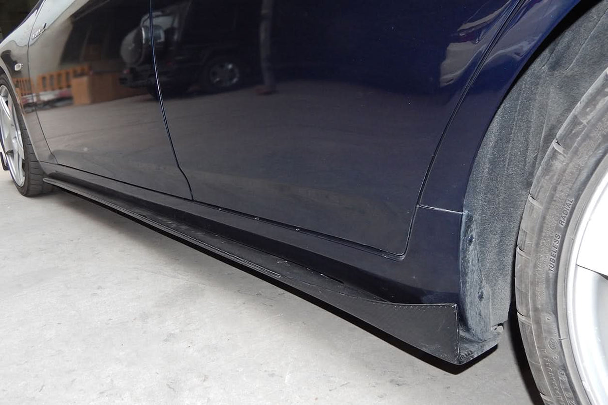 2007-2015 Infiniti Carbon Fiber Side Skirts Under Board DarwinPRO (BS) Fits G35, G25, G37 Sedan
