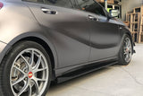 2016-2018 Mercedes Benz W176 A45 AMG RZS Style Carbon Fiber Side Skirts