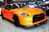 2008-2011 Nissan GTR R35 CBA ZEL Style Carbon Fiber Front Lip