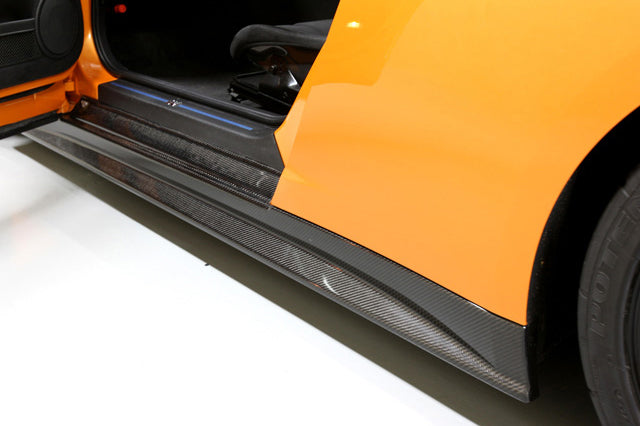 2008-2016 Nissan GTR R35 CBA  DBA ZEL Style Carbon Fiber Side Skirts