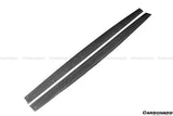 2014-2020 BMW  M4 F82 F80 M3  MP Style Carbon Fiber Side Skirts Under Board