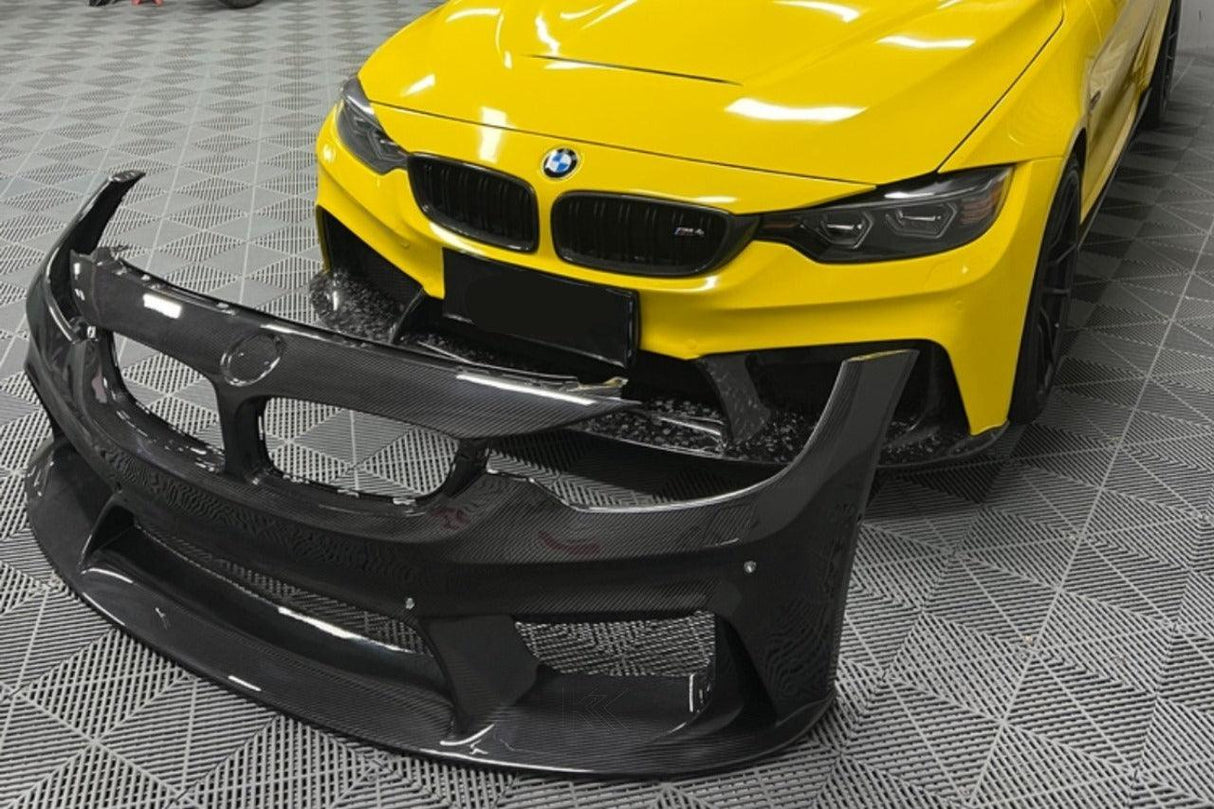 BMW 3 Series F80 F82 F83 Carbon Fiber 3D Front Bumper (2011-2019)