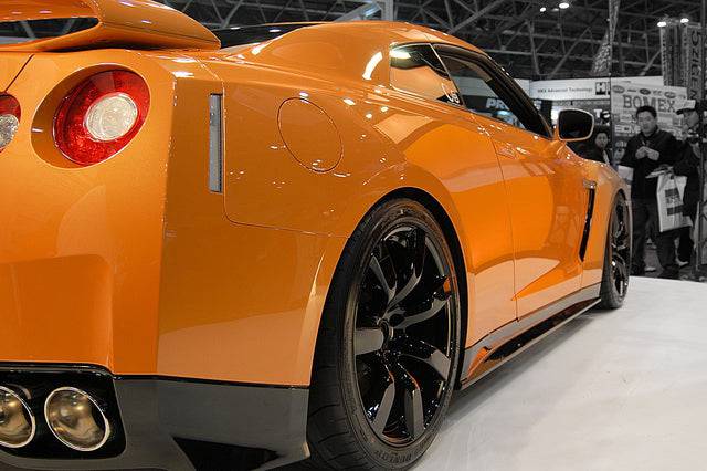 2008-2016 Nissan GTR R35 CBA  DBA ZEL Style Carbon Fiber Side Skirts