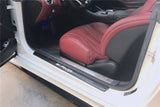 2014-2021 Mercedes Benz C217 S63  S65 AMG Coupe OE Style Dry Carbon Fiber Door Sills Steps Cover